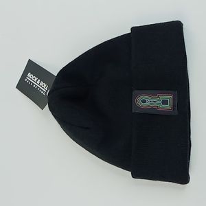 Rock & Roll Hall Of Fame Black Unisex Knit Beanie